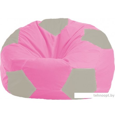 Кресло-мешок Flagman Мяч Стандарт М1.1-205 (розовый/белый)