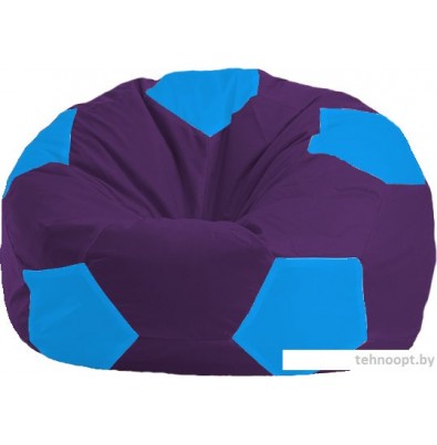 Кресло-мешок Flagman Мяч Стандарт М1.1-74 (фиолетовый/голубой)