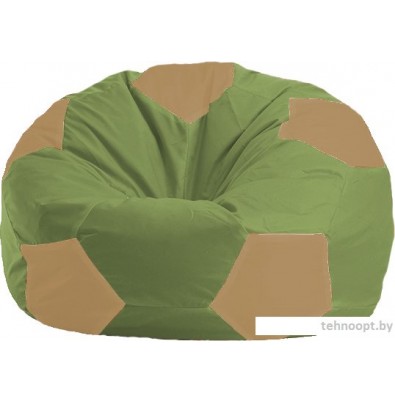 Кресло-мешок Flagman Мяч Стандарт М1.1-461 (оливковый/бежевый)