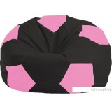 Кресло-мешок Flagman Мяч Стандарт М1.1-469 (черный/розовый)