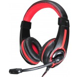Наушники Oklick HS-L200 (черный/красный)