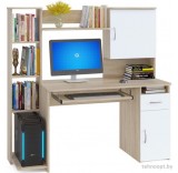 Компьютерный стол Сокол КСТ-11.1 (дуб сонома/белый)