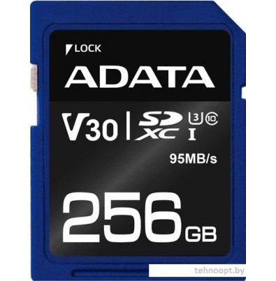 Карта памяти A-Data Premier Pro ASDX256GUI3V30S-R SDXC 256GB