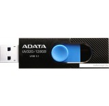 USB Flash A-Data UV320 128GB (черный/голубой)