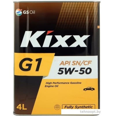 Моторное масло Kixx G1 5W-50 4л