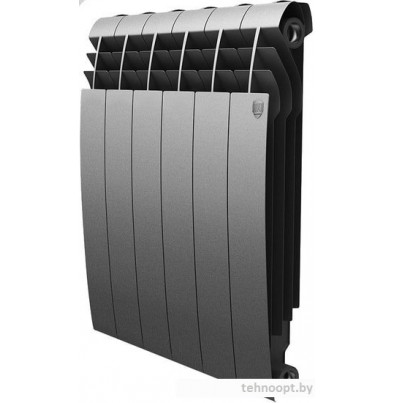 Биметаллический радиатор Royal Thermo BiLiner 500 Silver Satin (2 секции)