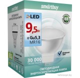 Светодиодная лампа SmartBuy MR16 GU5.3 9.5 Вт 4000 К [SBL-GU5_3-9_5-40K]