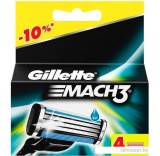 Сменное лезвие Gillette Mach3 (4 шт)