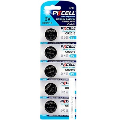 Батарейки PKCELL CR2016 5 шт.