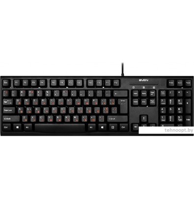 Клавиатура SVEN KB-S300 USB+PS/2 (черный)