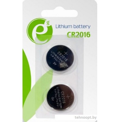Батарейки EnerGenie Lithium CR2016 2 шт. EG-BA-CR2016-01