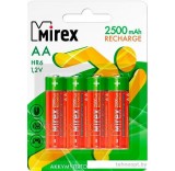 Аккумуляторы Mirex AA 2500mAh 4 шт HR6-25-E4