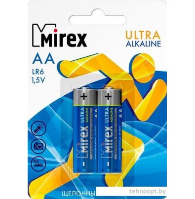 Батарейки Mirex Ultra Alkaline AA 2 шт LR6-E2