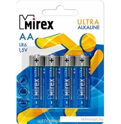 Батарейки Mirex Ultra Alkaline AA 4 шт LR6-E4