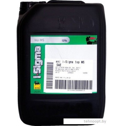 Моторное масло Eni i-Sigma top MS 5W-30 20л