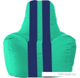 Кресло-мешок Flagman Спортинг С1.1-286 (бирюзовый/темно-синий)