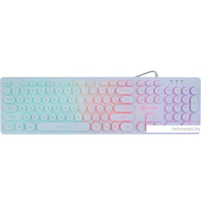 Клавиатура Oklick 420MRL (белый)