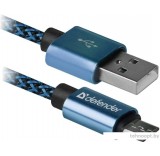 Кабель Defender USB08-03T (синий)