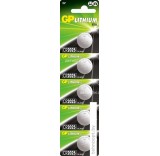 Батарейки GP Lithium CR2025 5 шт.