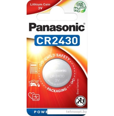 Батарейки Panasonic CR2430 CR-2430EL/1B