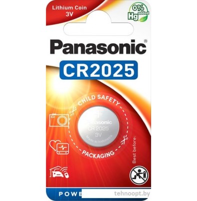 Батарейки Panasonic CR2025 CR-2025EL/1B