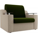 Кресло Лига диванов Сенатор 100692 60 см (зеленый/бежевый)