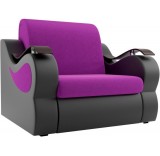 Кресло Лига диванов Меркурий 100678 60 см (фиолетовый/черный)