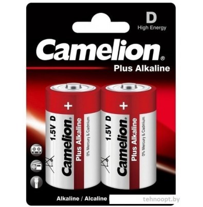 Батарейки Camelion D 2 шт. [LR20-BP2]