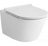 Унитаз Lucco Avva Rim Art 100314-101 с пневмокрышкой дюропласт