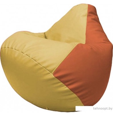 Кресло-мешок Flagman Груша Макси Г2.3-0823 (охра/оранжевый)