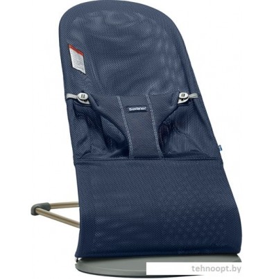 Шезлонг BabyBjorn Bouncer Bliss (сетка, navy blue)