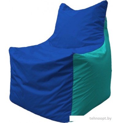 Кресло-мешок Flagman Фокс Ф2.1-124 (синий/бирюзовый)