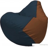 Кресло-мешок Flagman Груша Макси Г2.3-1507 (синий/коричневый)
