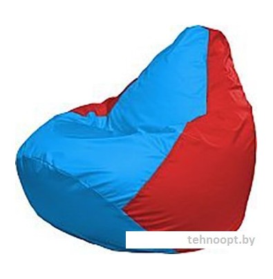 Кресло-мешок Flagman Груша Медиум Г1.1-279 (голубой/красный)