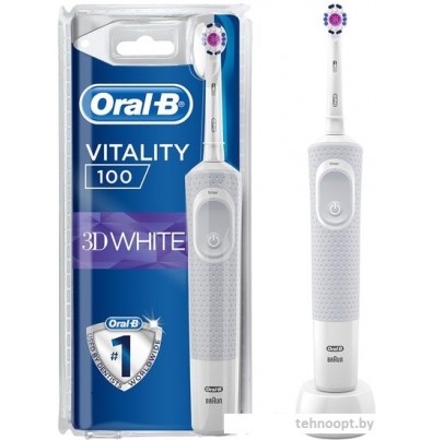 Электрическая зубная щетка Braun Oral-B Vitality 100 3D White D100.413.1 (белый)