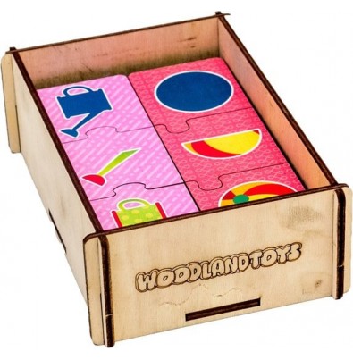 Мозаика/пазл WoodLand Toys Целое и его части 111303