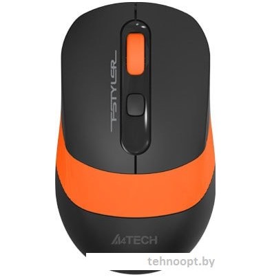 Мышь A4Tech Fstyler FG10S (черный/оранжевый)