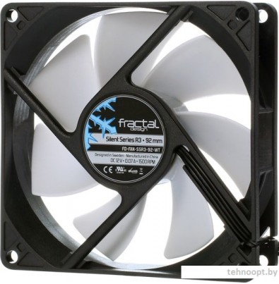 Вентилятор для корпуса Fractal Design Silent R3 92мм FD-FAN-SSR3-92-WT