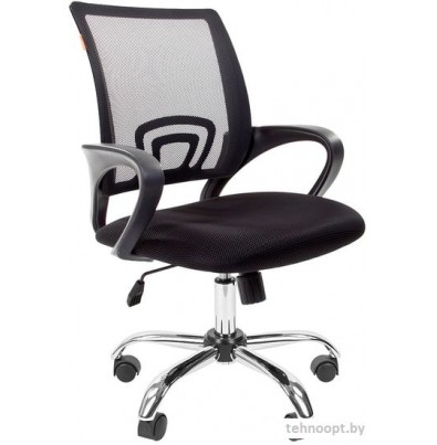 Кресло CHAIRMAN 696 Chrome (черный)