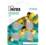 Батарейки Mirex CR2032 4 шт CR2032-E4