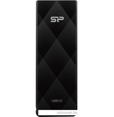 USB Flash Silicon-Power Blaze B20 Black 64GB (SP064GBUF3B20V1K)