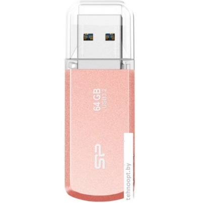 USB Flash Silicon-Power Helios 202 64GB (розовый)