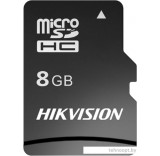 Карта памяти Hikvision microSDHC HS-TF-C1(STD)/8G/Adapter 8GB (с адаптером)