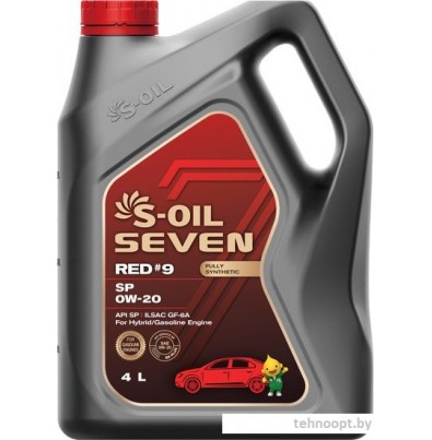 S-OIL SEVEN RED #9 SP 0W-20 4л