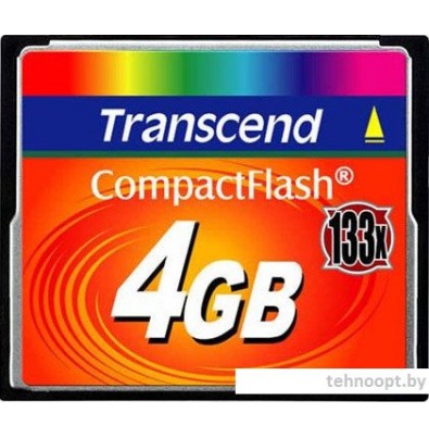 Карта памяти Transcend 133x CompactFlash 4 Гб (TS4GCF133)