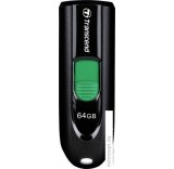 USB Flash Transcend JetFlash 790C 64GB (черный/зеленый)