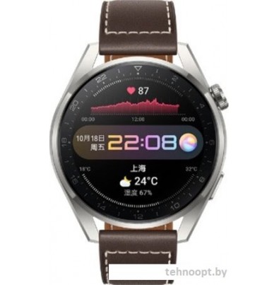 Умные часы Huawei Watch 3 Pro Leather strap