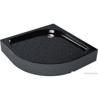 Душевой поддон Метакам Classic Black N 90x90 АПS_013574 (закругленный)