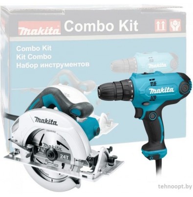 Набор электроинструментов Makita DK0118 (DF0300 + HS7600)