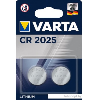 Батарейка Varta CR2025 2 шт.